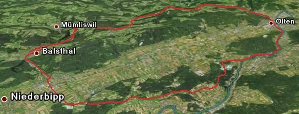 011 - Balsthal - Olten -Hauenstein - Belchen - 52.04km - 1449Hm - 3h