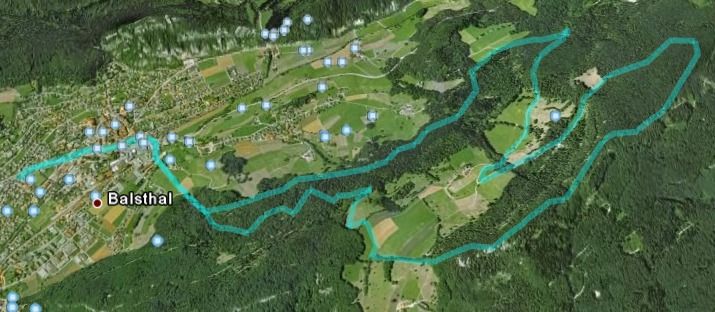 017 - Balsthal - Roggenfluh - Zimmermannsplatz - "Dessertwägli" - 13.2km - 561Hm - 1.5h (Movie)