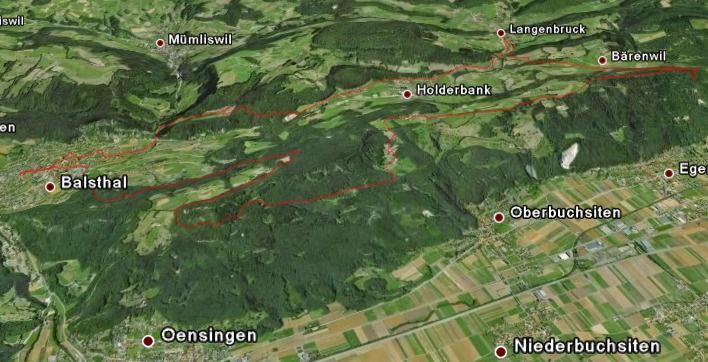 023 - Balsthal - Bärenwil - Blüemlismatt - Buchsteralp - Roggen - 28.2km -1077HM - 2.5h (Movie)