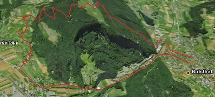 024 - Balsthal - Oensingen - Schwängimatt - SingleTrail - 12.38km - 950Hm - 1.25h