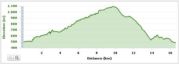 028 - Brunnersberg - Laup.Stierenberg - Bremgarten - Downhill - Hasebödeli - 16.6 km - 700 HM - 1.5h