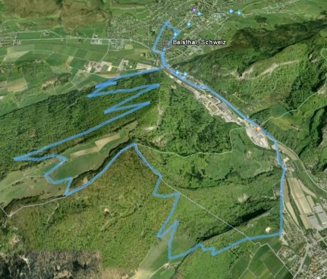 027 - Balsthal - Schwängimatt - Tscheggiway - Balsthal - 15.1 km - 700HM - ca. 1.5h (Movie)