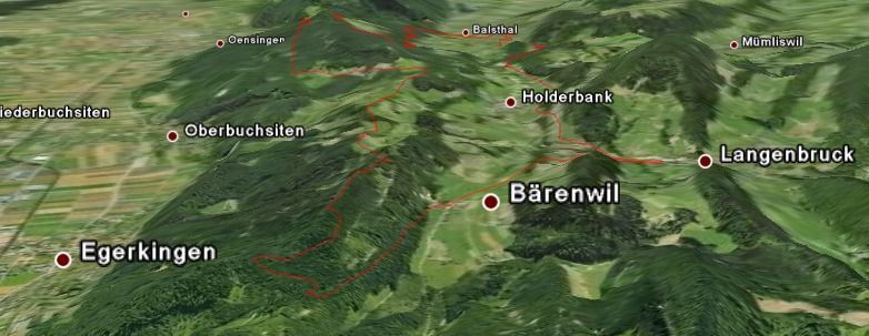 023 - Balsthal - Bärenwil - Blüemlismatt - Buchsteralp - Roggen - 28.2km -1077HM - 2.5h (Movie)