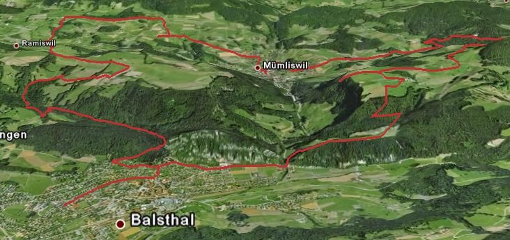 014 - Balsthal - Oberberg - Ramiswil - Fahrisberg - 27km - 1347Hm - 2.5h